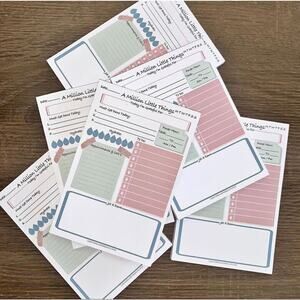 A Million Little Things Daily Planner Notepad 6x4